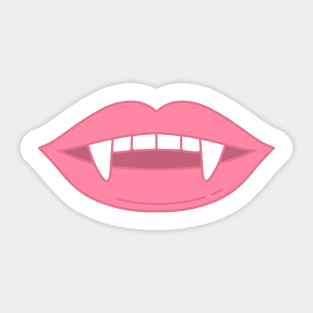 Vampire fangs Sticker